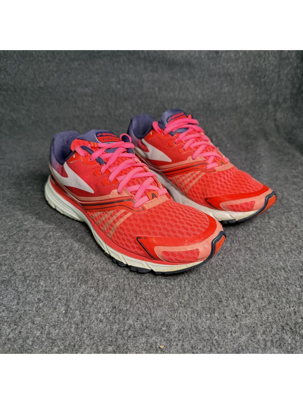 Brooks Launch 3 Shoes Womens Size 7.5B Red Running Sneakers 120162 1B635